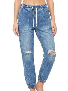 👖|•BRITTANY HUMBLE•| Fun Jogger Stretch Jeans Size 8👖